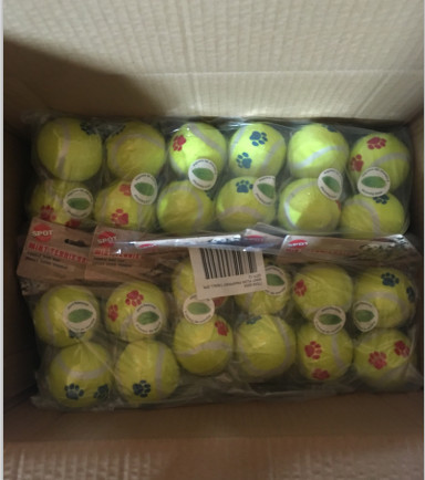 Paw&claws extra strong pet tennis balls 3pack