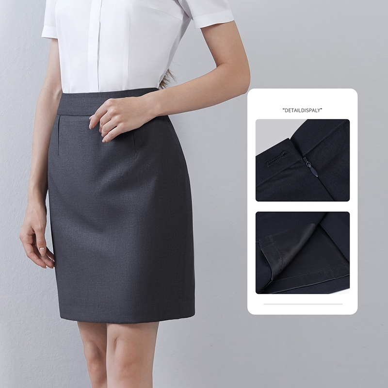 Adults Age Group Simple Design Summer Office Uniforms with Flock Print Printing Methods