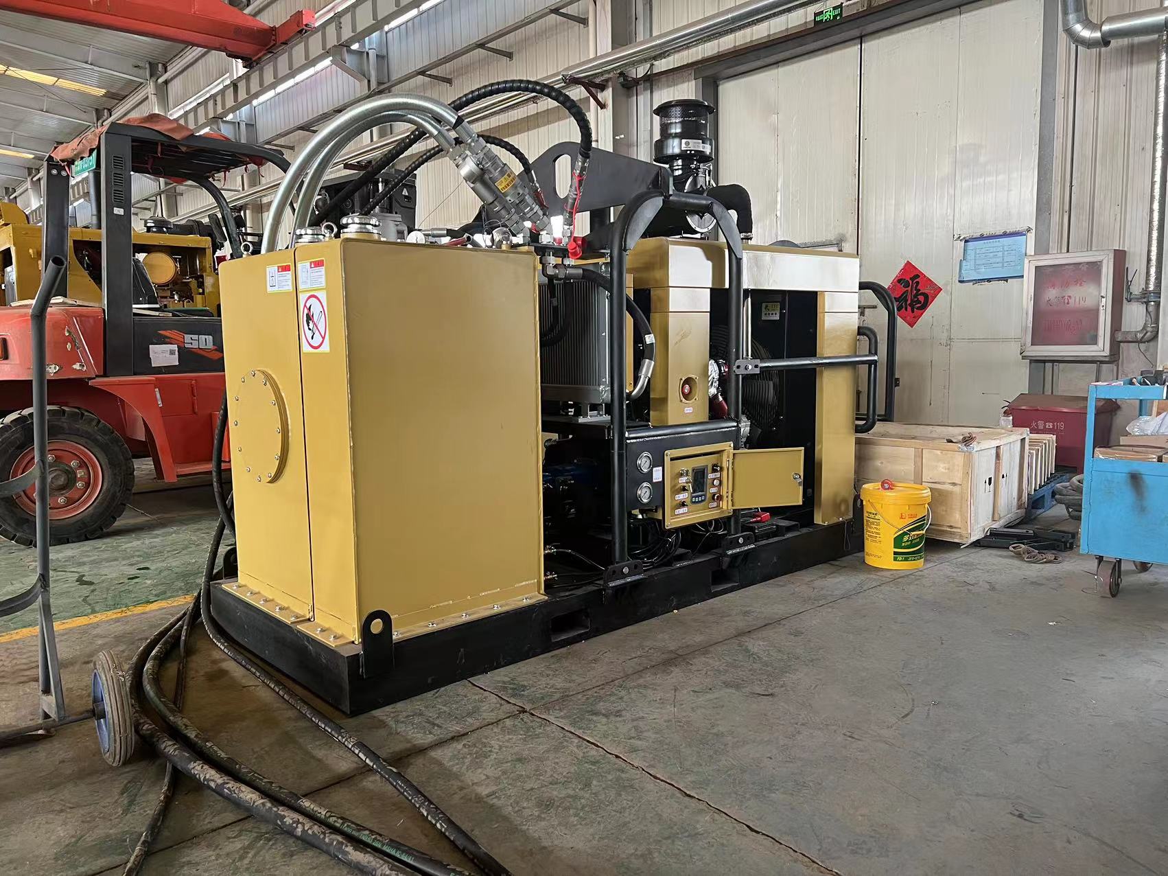 133kW Power Pipeline Beveling and Facing Machine for Manufacturing Plant Production