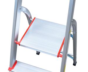 China Anti Slip 1.88m 7 Step Aluminium Telescopic Ladder wholesale