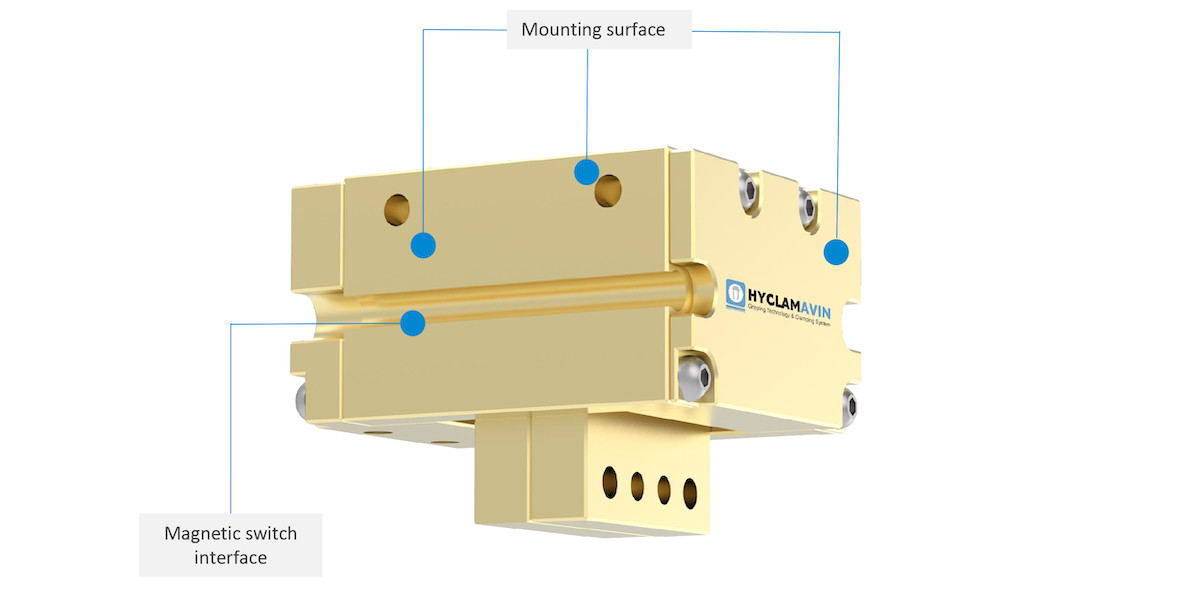 Pneumatic Parallel Two Jaw Gripper TSC Gripping Solution For Small Parts Handling