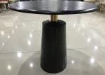 Nordic Firestone 90cm Wrought Iron Marble Coffee Table