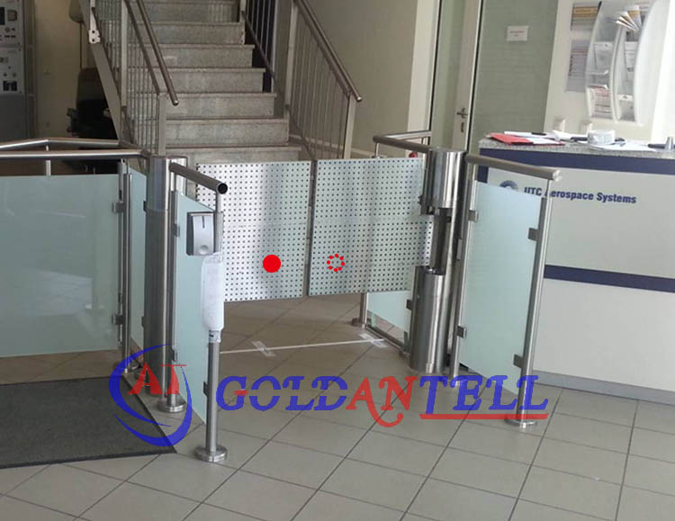 Stainless Steel 304 Facial Recognition Turnstile 30 Persons/min Pass Speed