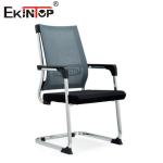 Customizable Mesh Office Chair With Fabric Material And Metal Legs
