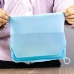 Microwavable Reusable Silicone Food Storage Bag 500ml 1000ml 1500ml