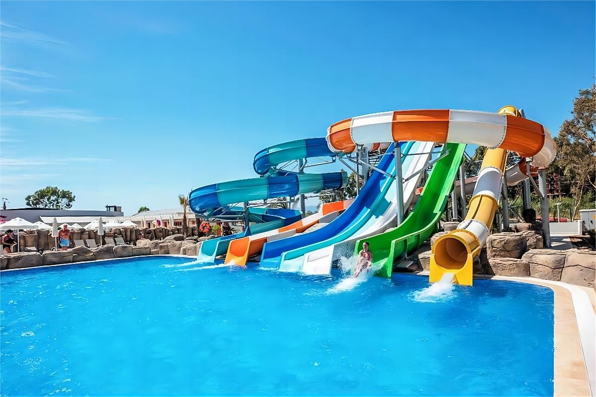 Fun Children Water Fiberglass Slide for Commercial Swimming Pool