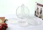 Rainbow Shell Crystal Lead Free Glass Tray Plate,Seashell Dinner Plate