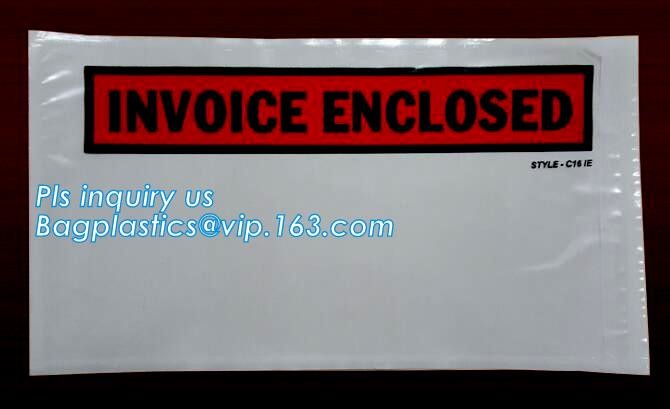 DHL Packing List Envelope, Paper Courier Bags, Mailing Bag, FedEx Zip lockk packing list envelope, Custom printing PE pack