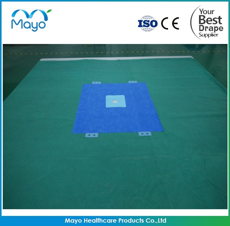 Blue Knee Arthroscopy Drape Extremity Drape OEM Sterile Drape