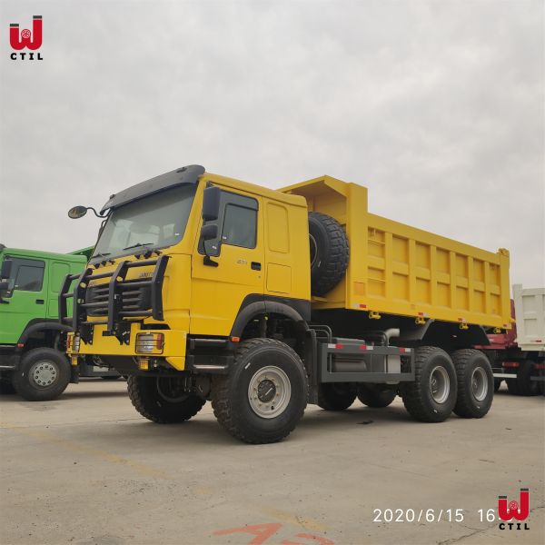 CCC Tri Axles Dump Truck 6x6 Wheel Driver 371HP 30 Tons