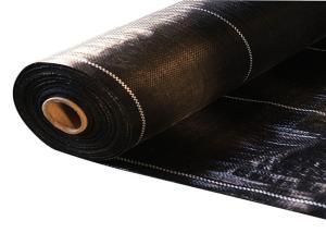 China Black Geosynthetic Fabric , Agricultural Anti-grass Ground Cover Weed Mat For Watermelon wholesale