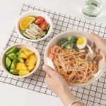 500ml Paper Bowl Eco-Friendly Degradable Disposable Bowl Sugarcane Pulp Bowl