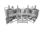 Food Grade 4 Vessel Brewhouse 5000L Direct Fire Brew Kettle SS304 / 316 Material