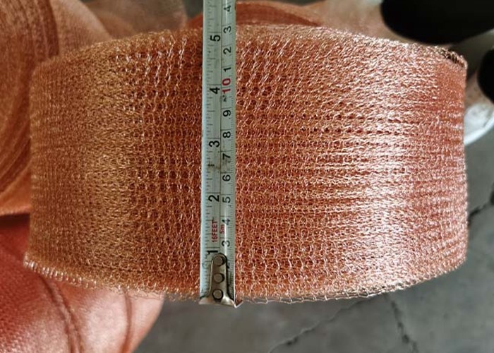 Corrugated Copper Metal Mesh Roll 130mm Width DIY Home Alcohol Distillation