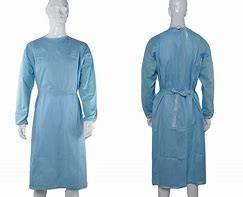 China Customized Colored Disposable Hospital Gowns , Disposable PPE Coveralls S - 6XL wholesale