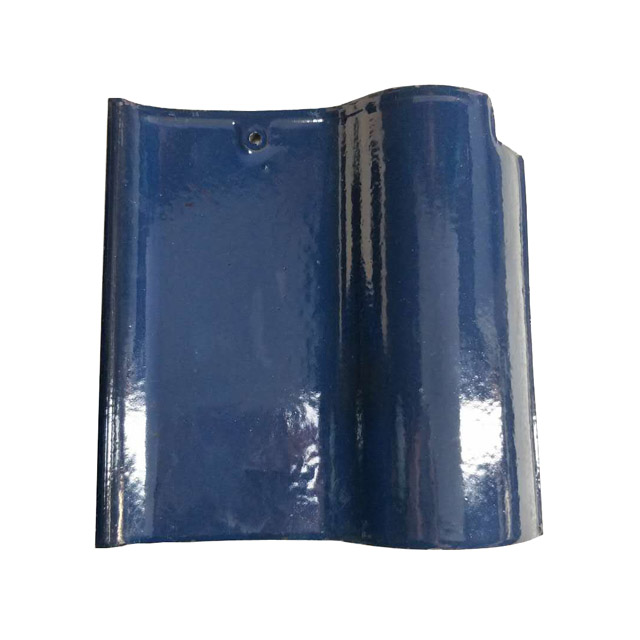 Spanish Coffee Brown Color Glazed Ceramic Roof Tiles Matt Surface 220*220mm