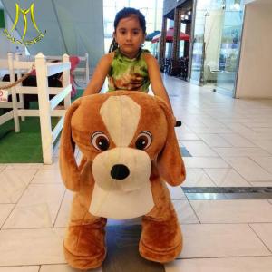 China Hansel amusement electric ride on walking stuffed animal rides wholesale