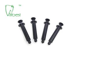 China Medical Self Aspirating Disposable Black Dental Syringe 6ml wholesale