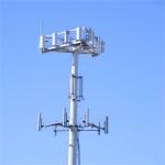 Iso 1461 Heavy Duty Monopole Antenna Tower Telecom Rooftop Roofing Monopole