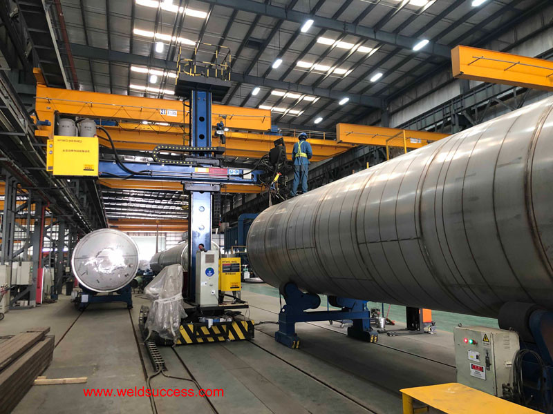 Automatic Welding Column And Boom Manipulator For 6000mm Diameter