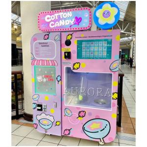 China 21 Inch Screen Vending Machine For Cotton Candy , DIY Making Cotton Candy Machine wholesale