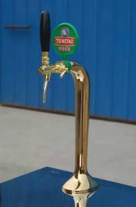 China Golden beer tower with one tap or two taps wholesale
