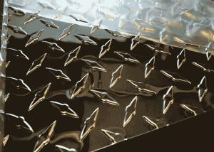 China Industrial Pure Aluminium Chequered Plate / 1050 1100 Aluminum Sheet With Paper wholesale