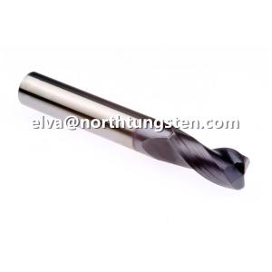 China Tungsten carbide end mill 2 flutes cut flat wholesale