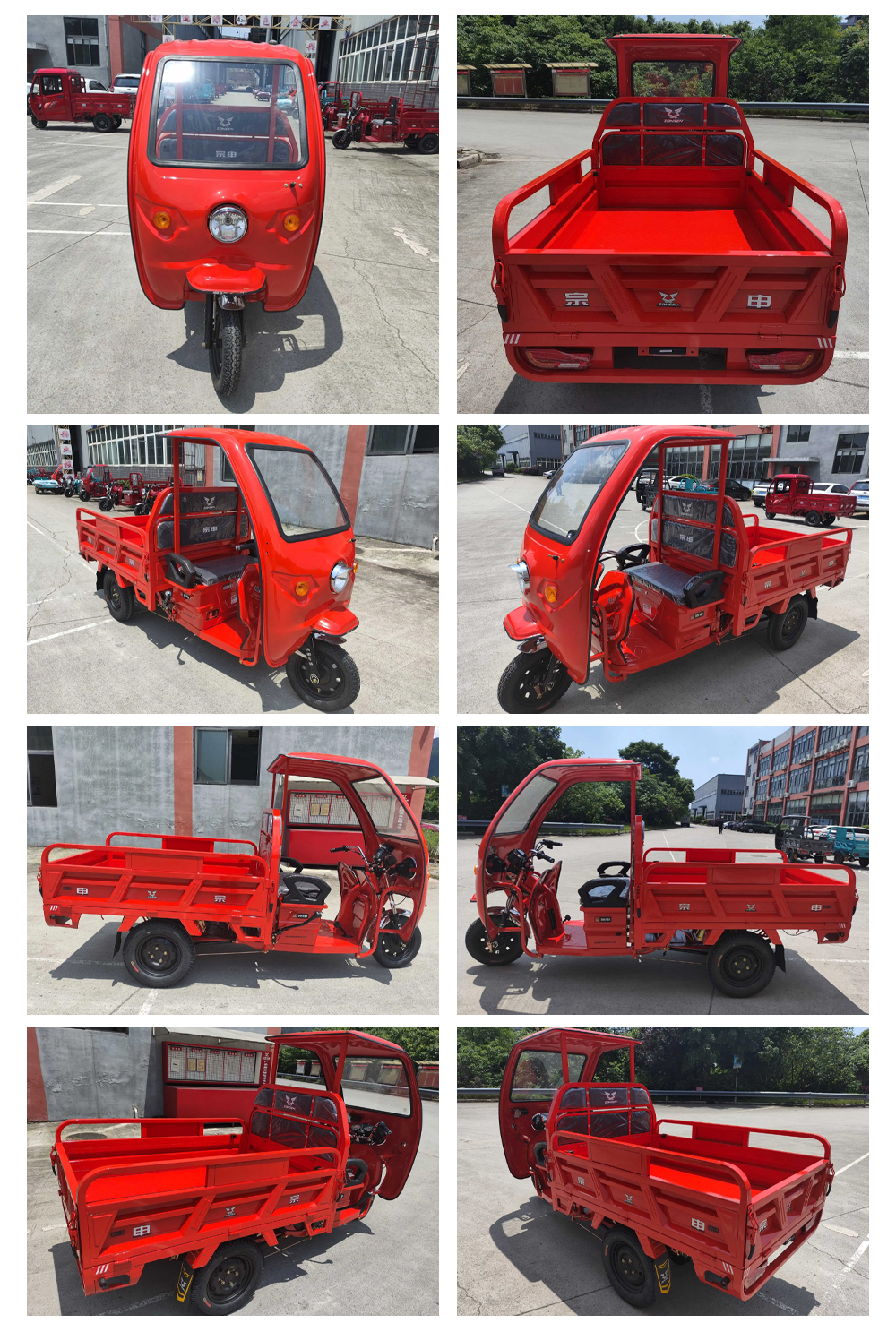 1000W Electric Tricycle Cabin Customizable for Customer Requirements