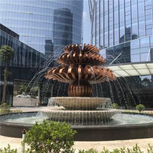 China Water Fountain Outdoor Garden Sculptures Stainless Steel Modern Customized wholesale