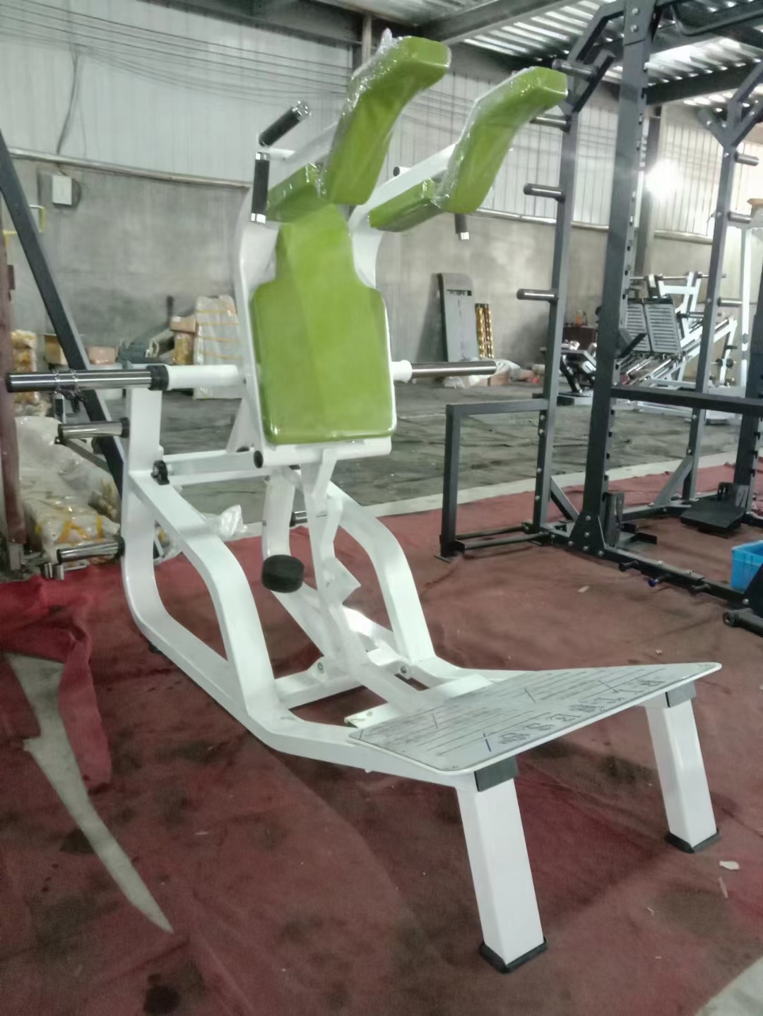 Commercial Gym Machine for Leg Exercise Steel Hack Squat Machine Medium Loader Bodybuilding Tool