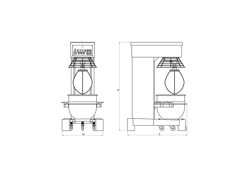 commercial dough mixer machine industrial flour mixer machine for bakery