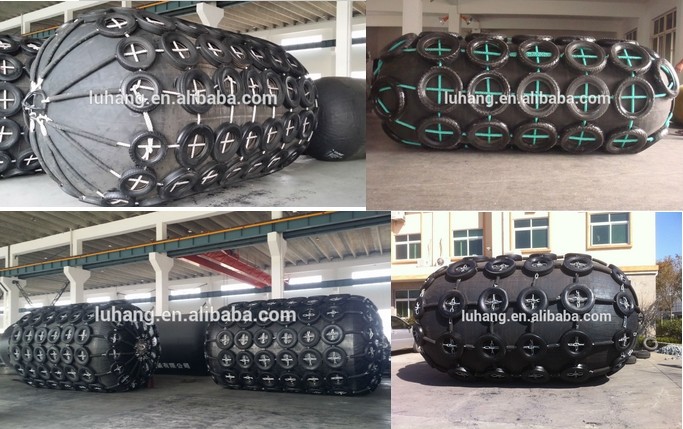 Yokohama Type Custom Size Pneumatic Rubber Fender Ship Dock Fender 2m*3.5m