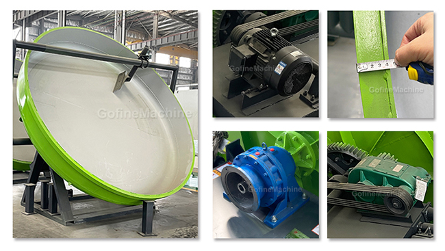 1-2 T/H Disc Organic Fertilizer Granulator