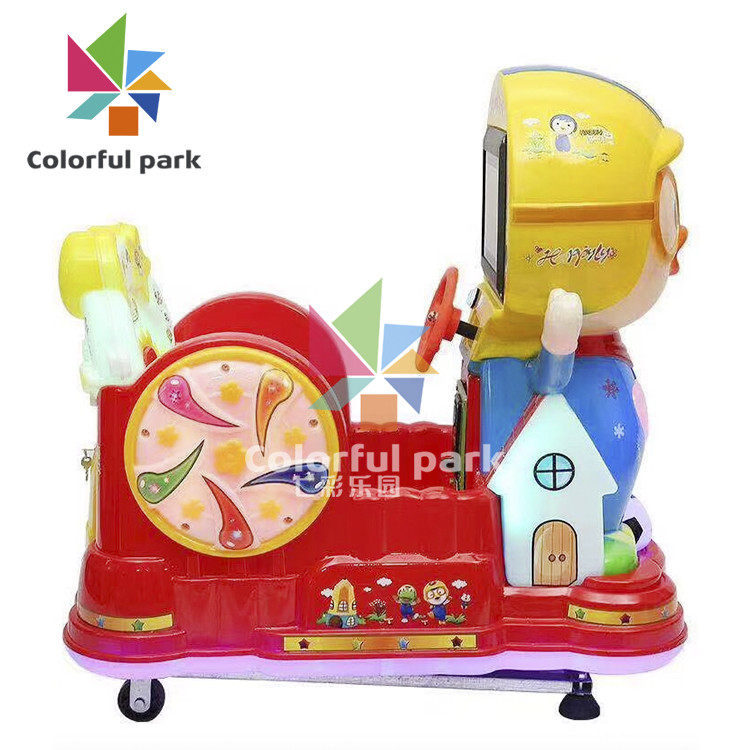Rabbit Kiddie Carnival Rides Arcade Machine AC110V Swing Back And Forth