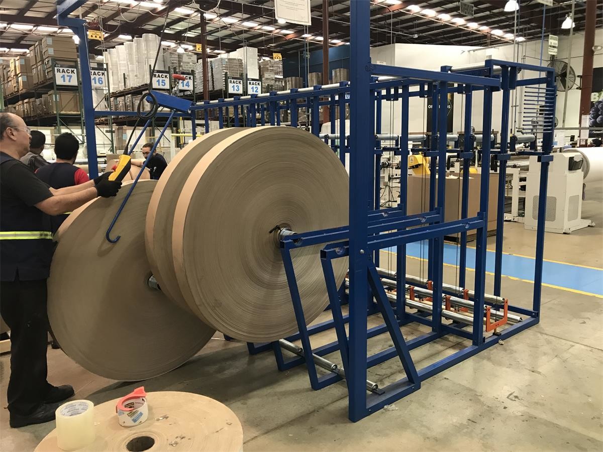 High Speed Paper Edge Protector Machine 32KW 70m/min L profile making