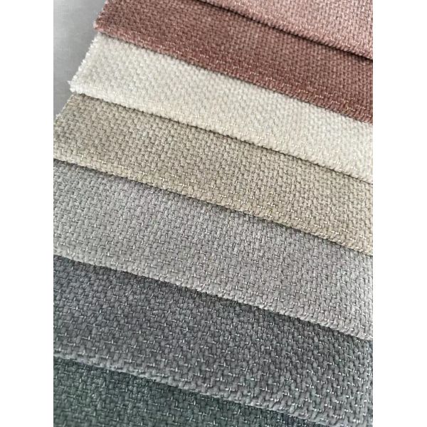 Plain Waterproof Chenille Upholstery Fabric Weave Polyester Fabric For Sofa