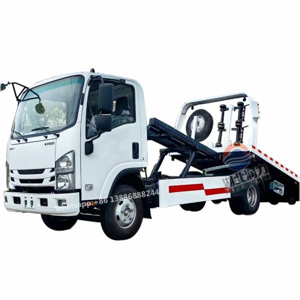 Original Factory I Suzu Plate Wrecker Traffic Clean Tow Truck Rollback