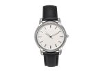 30MM Diameter Alloy Women Quartz Watches Hardened Glass With PU Leather Strap