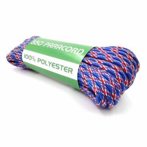 China Parachute Type III 7 Strand 550 Paracord Black Blue Green wholesale