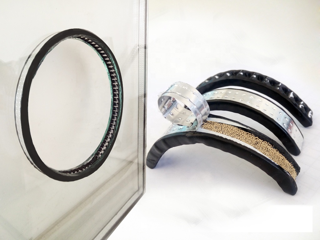 IG warm edge composite rubber spacer