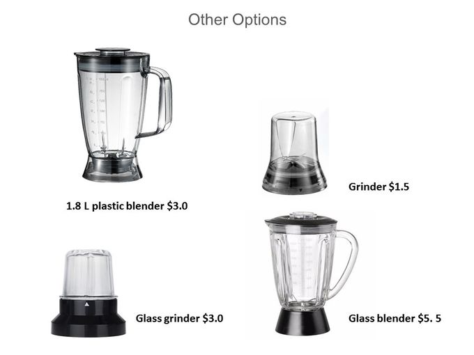 750W 2.0L FP413 compact food processor