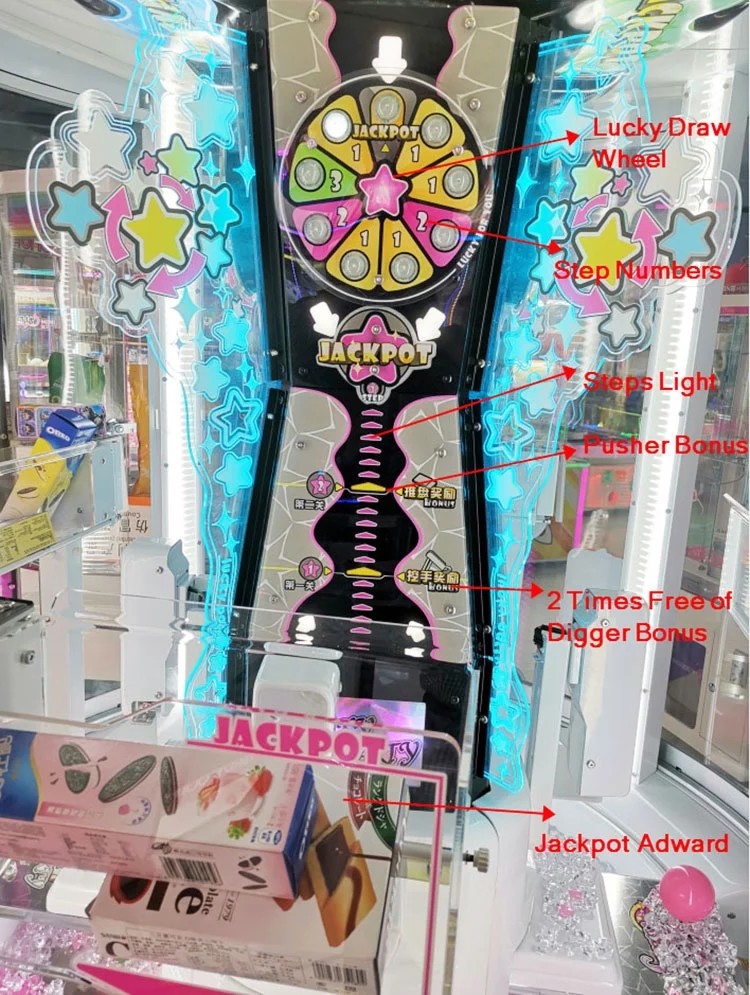 Holiday Resorts 4 Players Coin Pusher Game Machine White Color 250W