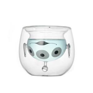 China Robot Shaped High Borosilicate Glass Cups 100ml wholesale
