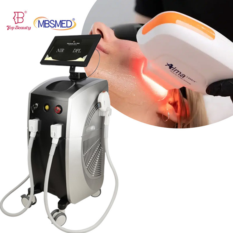 NIR Milk Light Whitening Ice 808nm Diode Laser Device 4 Wavelength 755 808 940 1064 Diode Laser Hair Removal Machine