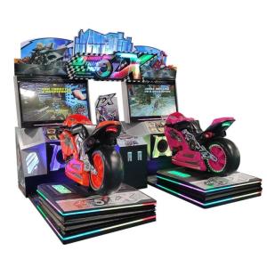 China Kids Adults Indoor Racing Arcade Machine Moto Driving Simulator Game wholesale