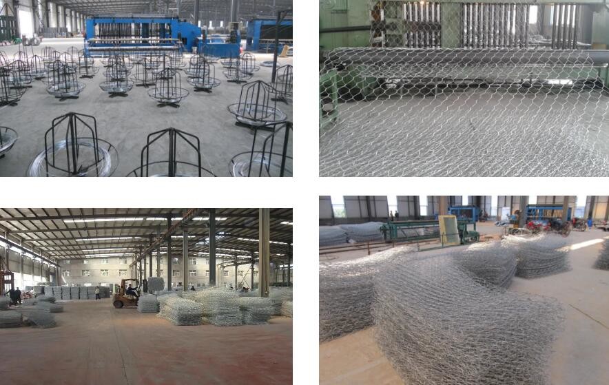 Galfan Woven 0.5m Height Mesh Gabion Baskets In River