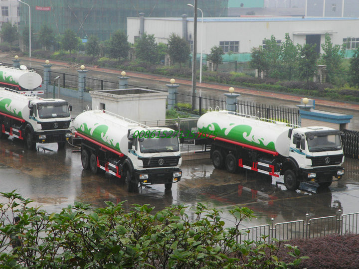 Beiben AWD off road Steel Water Tanker Truck 6x6 With Water Pump Bowser For Transport Clean Drinking Water 16-18cbm