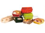 Eco Recyclable Cardboard Hamburger Boxes Pizza Lunch Patty Packaging