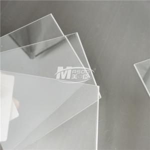 China 6mm Anti Scratch Fireproof Clear Flame Retardant Acrylic Glass Sheet wholesale